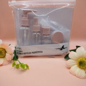 Conjunto de Higiene Pessoal com Frascos Recarregáveis