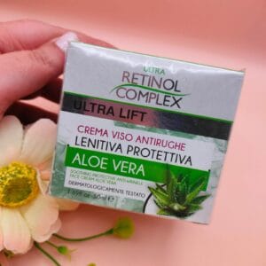Creme Facial Calmante e Protetor Antirrugas Ultra Lift Aloe Vera Retinol Complex 50ml