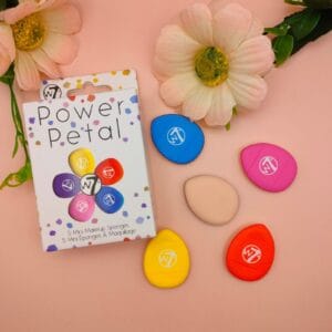 W7 Power Petal Mini Dedo- Conjunto de  5 Esponjas de Maquilhagem
