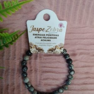 Pulseira Jaspe Zebra 6mm