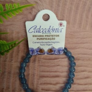 Pulseira Calcedónia 6mm