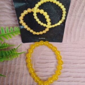 Pulseira Ágata Carioca com Pendente Árvore da Vida 8mm