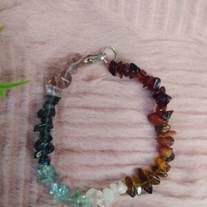 Pulseira Chips 7 Chakras 18 cm