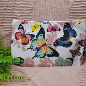 Necessaire / Bolsa com Fecho Borboletas