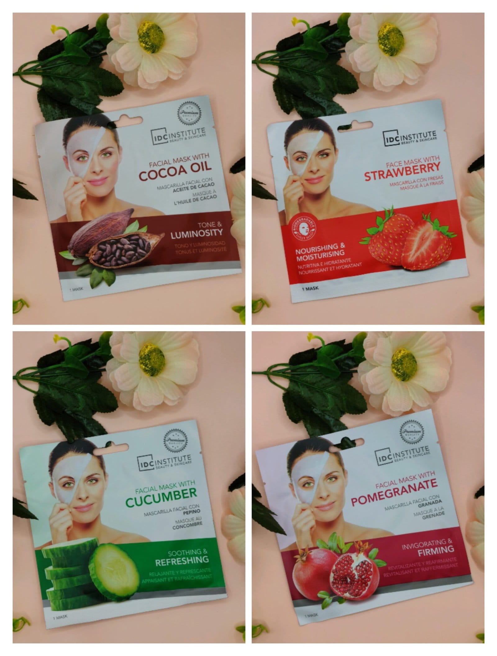 Idc Institute Máscaras Faciais de Tecido (Sheet Mask)