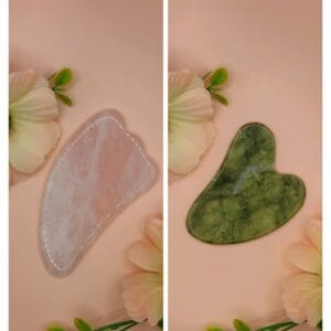 Massajador Gua Sha Em Pedra Natural