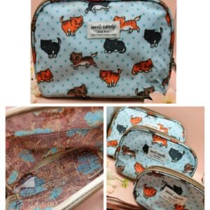Trio de Necessaires Sweet Candy