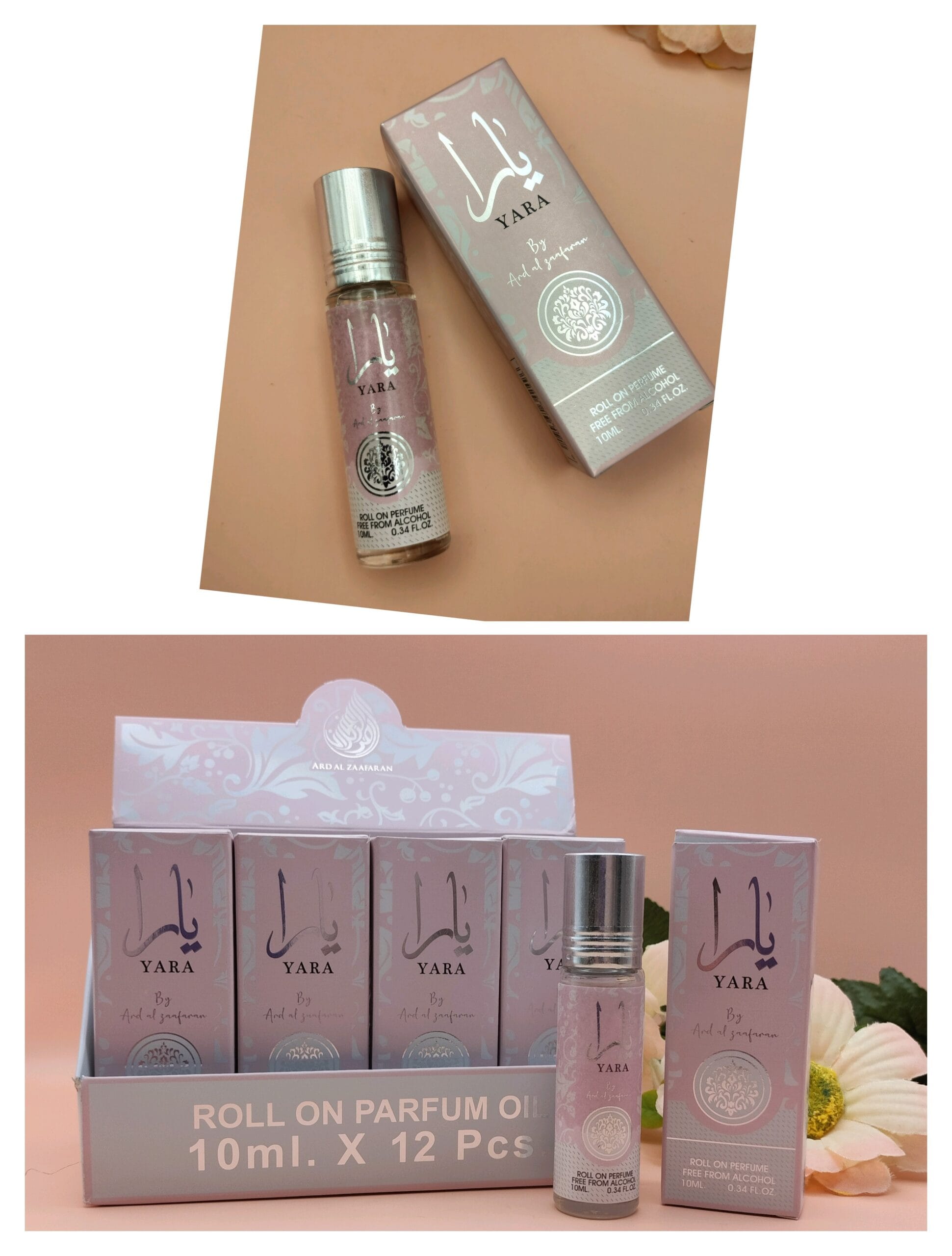 Óleo Perfumado Yara Roll-on Ard Al Zaafaran 10 Ml