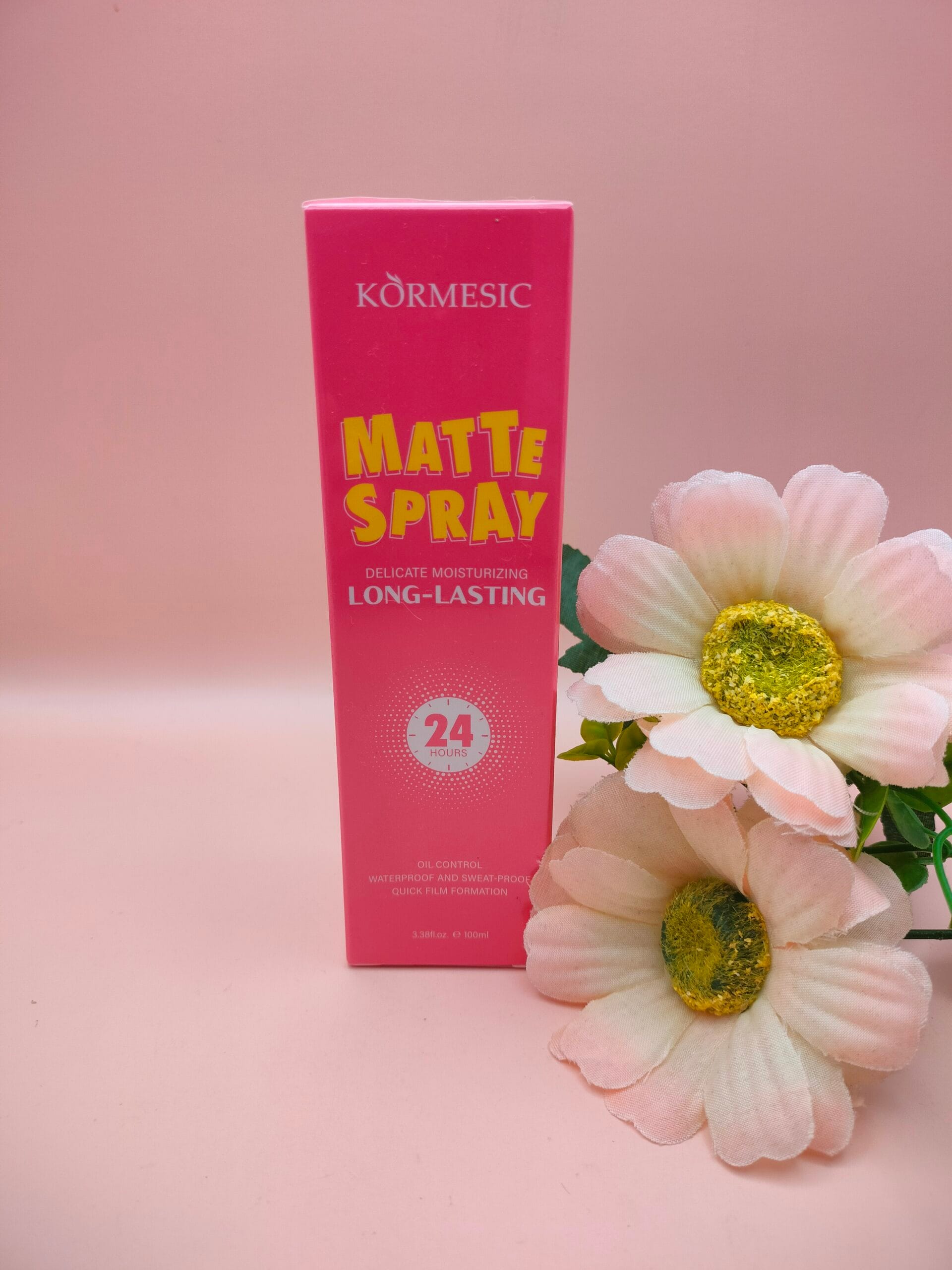 Spray Fixador de Maquilhagem Matte Waterproof 24H Kormesic 100 ml
