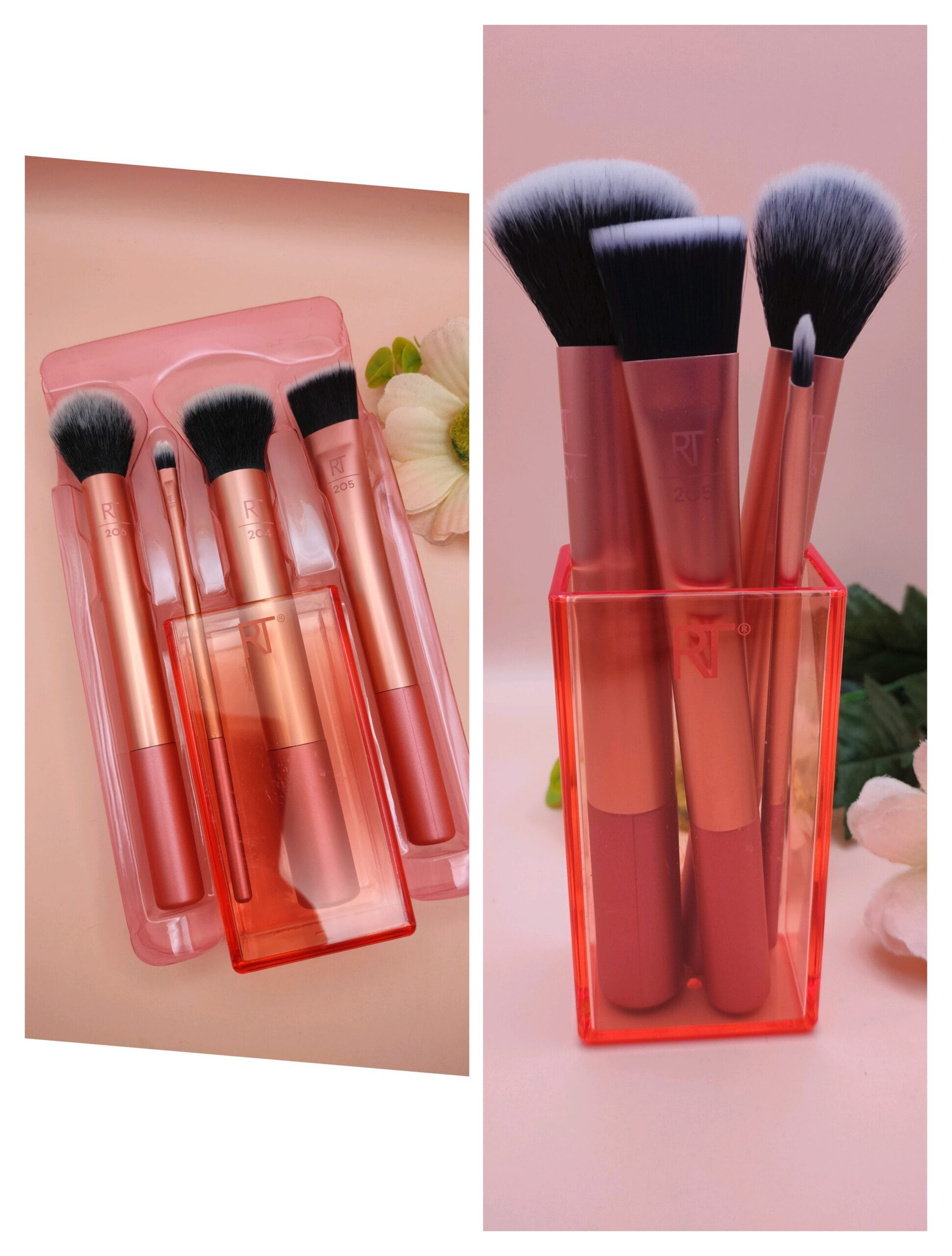 Conjunto de Pincéis de Maquilhagem Flawless da Real Techniques