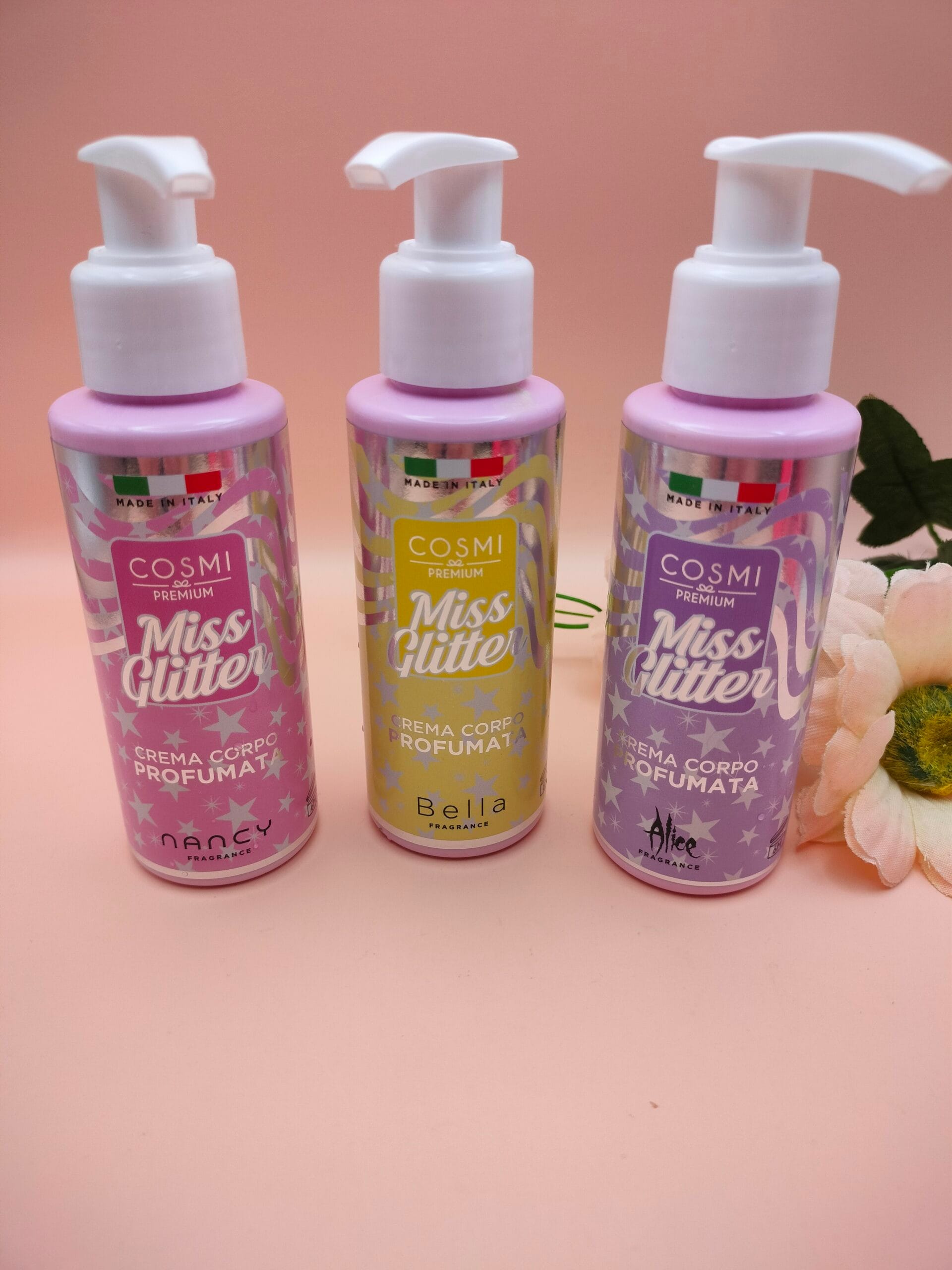 Creme Corporal Com Aroma Cosmi Miss Glitter 100ml - Cosmi Premium