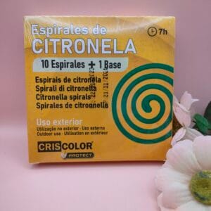 Espirais de Citronela ( 10 uni ) + Base