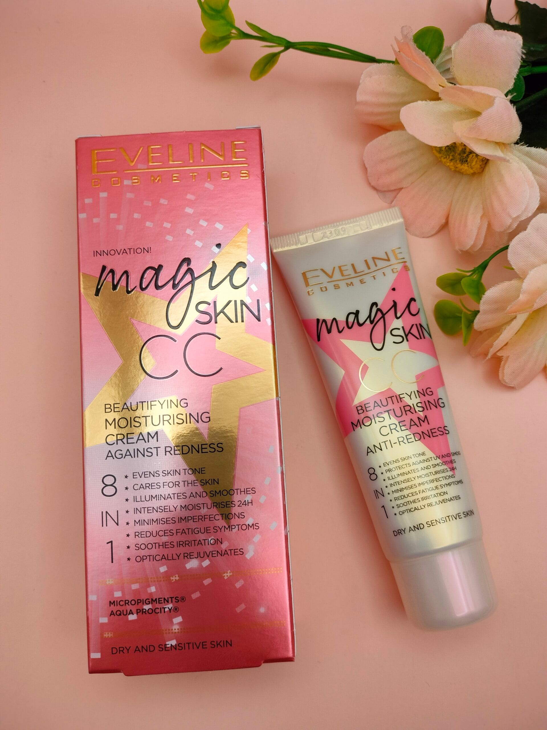Eveline Magic Skin Cc Moisturising Cream Anti-Redness 8em1 50 ml