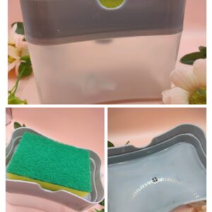 Dispensador de Detergente com Esponja 385 ml