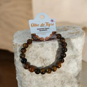 Pulseira Olho de Tigre 8mm