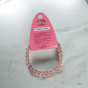 Pulseira Quartzo Cereja 6mm