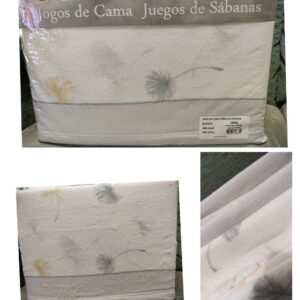 Jogo de Cama Coralina – Modelo Júlio (Casal) 160x200 Cinza