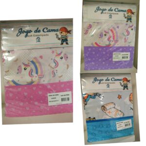 Jogo de Lençóis Soft Estampado Perfect Home - Cama Solteiro 105x200 cm