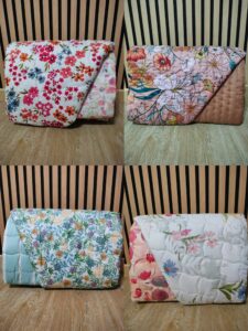 Colchas de Verão Mikama Dupla Face Cama de Casal
