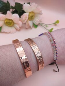 Pulseira de Cobre Magnética Unissexo 14 cm – Equilíbrio e Bem‑Estar Diário