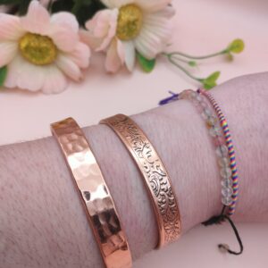 Pulseira de Cobre Magnética Unissexo 14 cm – Equilíbrio e Bem‑Estar Diário