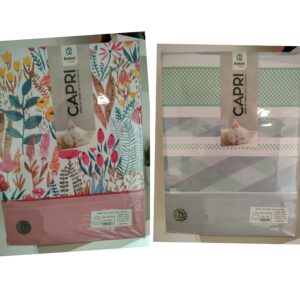 Jogo de Cama King Size Capri 100% Algodão 200×200 cm